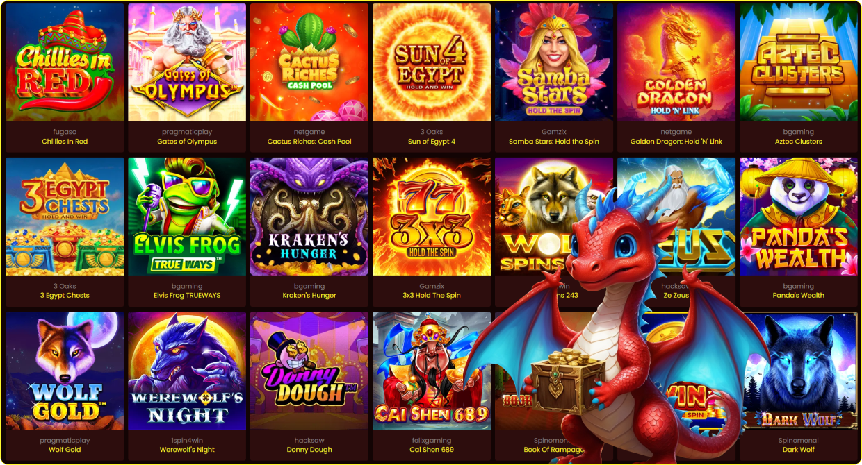 Dragon Slots Slots de Topo
